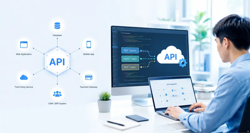 เชื่อมต่อระบบและพัฒนา API